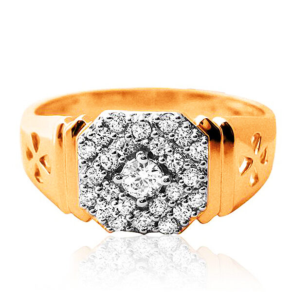 1-carat-diamond-hexagon-top-mens-wedding-anniversary-band-ring-14k-rose-gold-ignite-gems-canada-dr4315