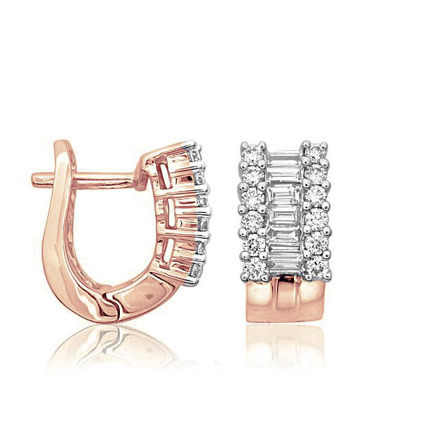 IGDN-RG-DE-1029-round-and-baguette-diamond-hoop-earrings-rose-gold-rubyandgems-hiramani-ignite-gems-inc-canada