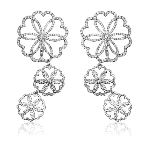 diamond-scroll-triple-floral-dangle-earrings-14k-white-gold-jewelry-rubyandgems-hiramani-ignite-gems-inc-canada-IGDN-WG-SDNE-1042