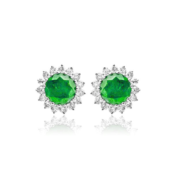 IGDN-WG-DE-2049-round-green-natural-zambian-emerald-diamond-halo-stud-earrings-14k-white-gold-rubyandgems-hiramani-ignite-gems-inc-canada