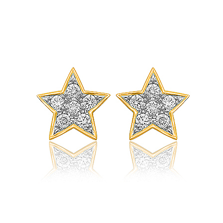 IGDN-YG-CDE-12740-mini-star-design-diamond-stud-earrings-14k-yellow-gold-jewelry-rubyandgems-hiramani-ignite-gems-inc-canada
