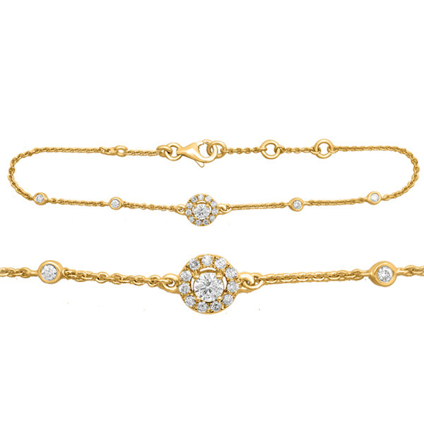 1-carat-natural-diamond-halo-station-bracelet-14k-yellow-gold-igi-certified-ignite-gems-inc-canada-usa