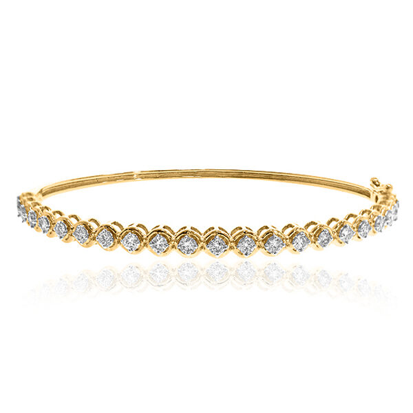 1-carat-round-brilliant-natural-diamond-semi-eternity-bangle-bracelet-14k-yellow-gold-ignite-gems-inc-canada-usa