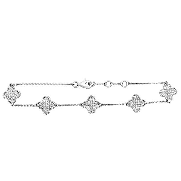 1-carat-round-brilliant-natural-diamond-station-minimalist-quatrefoil-designed-bangle-bracelet-14k-yellow-gold-ignite-gems-inc-canada-usa