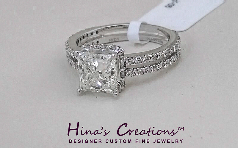 Hina's Creations Custom Diamond Engagement Rings Banner Ignite Gems Inc Mobile
